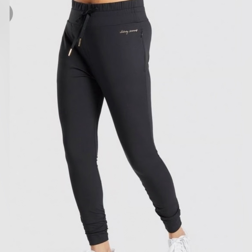 Gymshark x Whitney Simmons Black Fitted Joggers Size Small